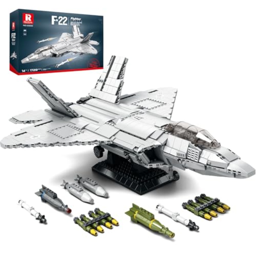 Model Kit Jet - Military airplane model kit for adults:
