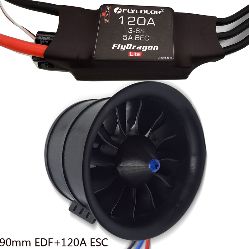 Model Kit Jet - 90mm EDF 12 Blades Ducted Fan