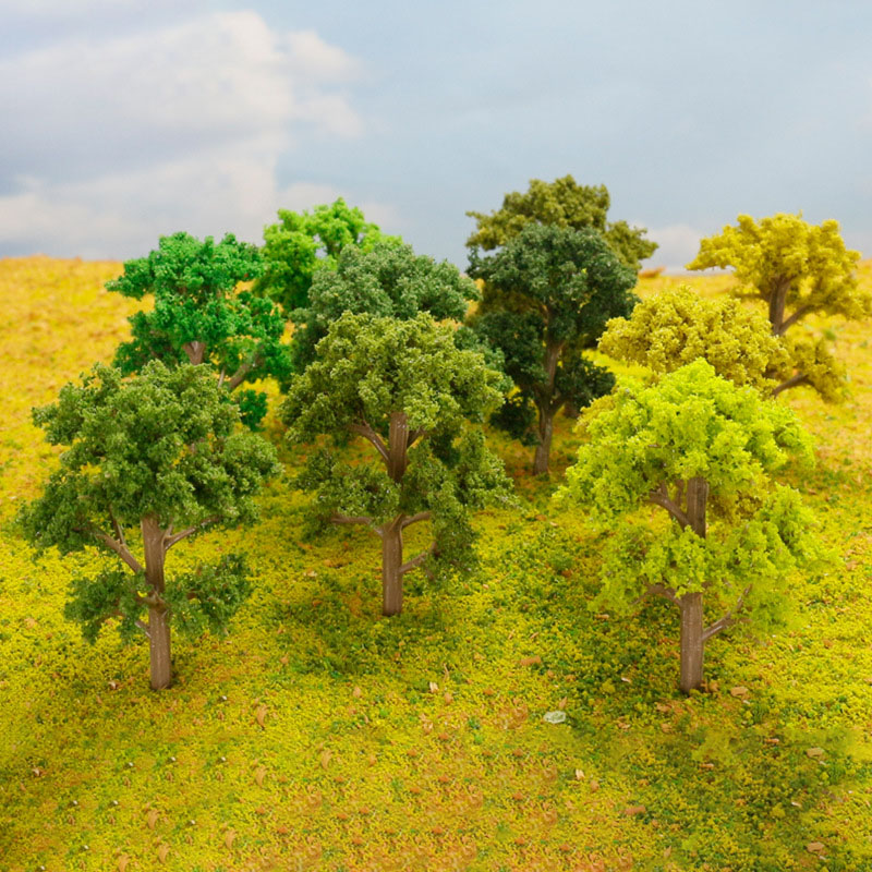 Model Kit Train - Height 5.5cm Tree Model Kits Miniature