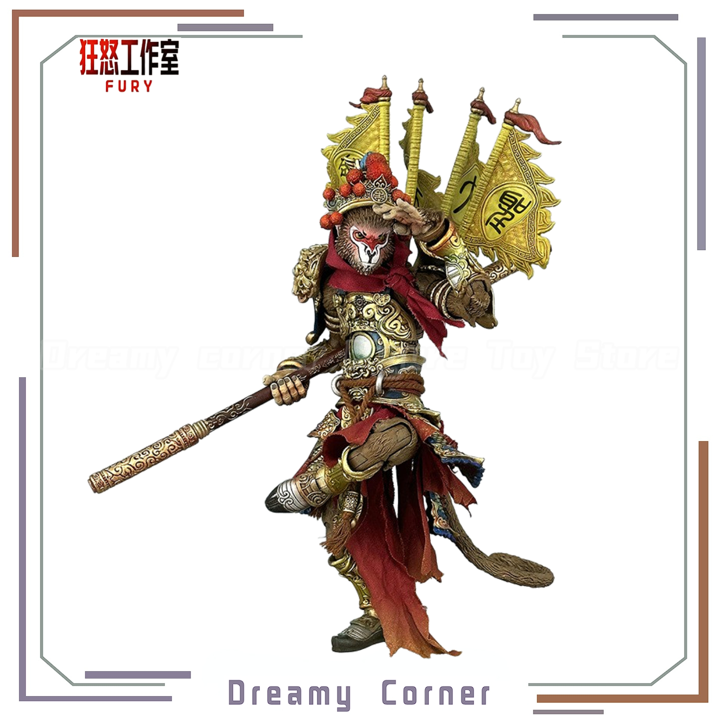 Model Kit Wukong - 【In Stock】Original FURY TOYS Sun Wukong