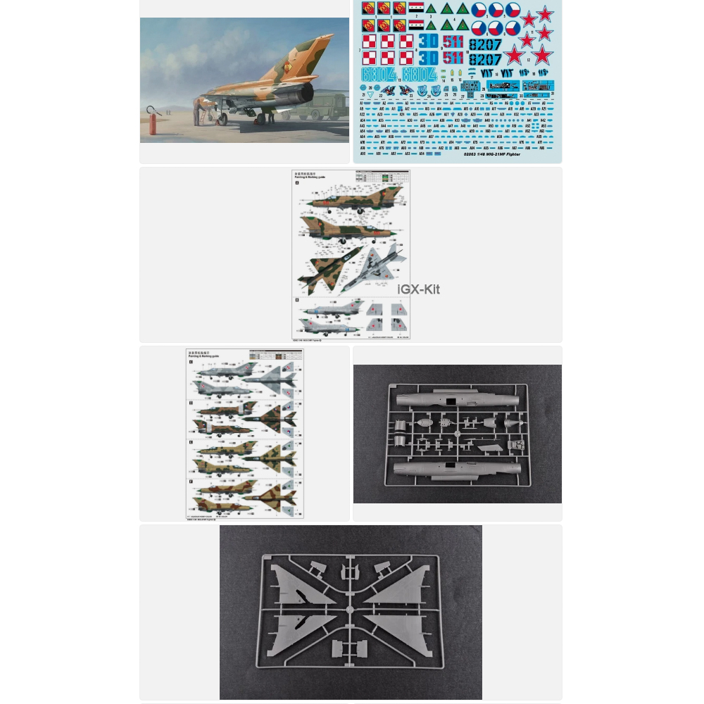 Model Kit Jet - Trumpeter 02863 1:48 Scale MiG-21MF Mig21