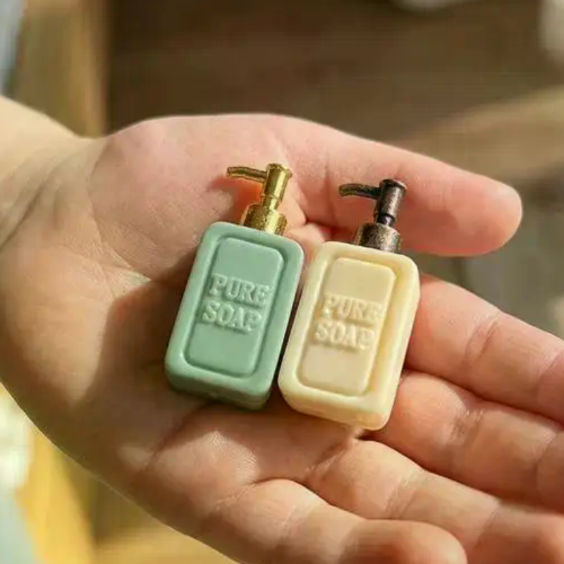 4Pcs Miniature Soap Dispenser  – Model Kit Fantasy Bewertung und Preis
