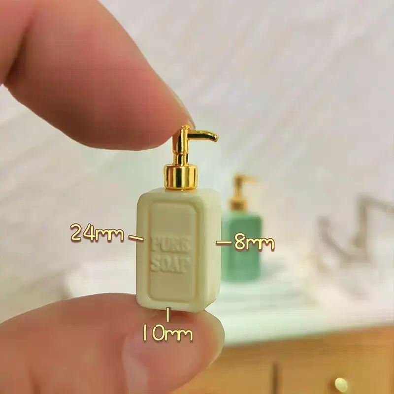 4Pcs Miniature Soap Dispenser  – Model Kit Fantasy Bewertung und Preis