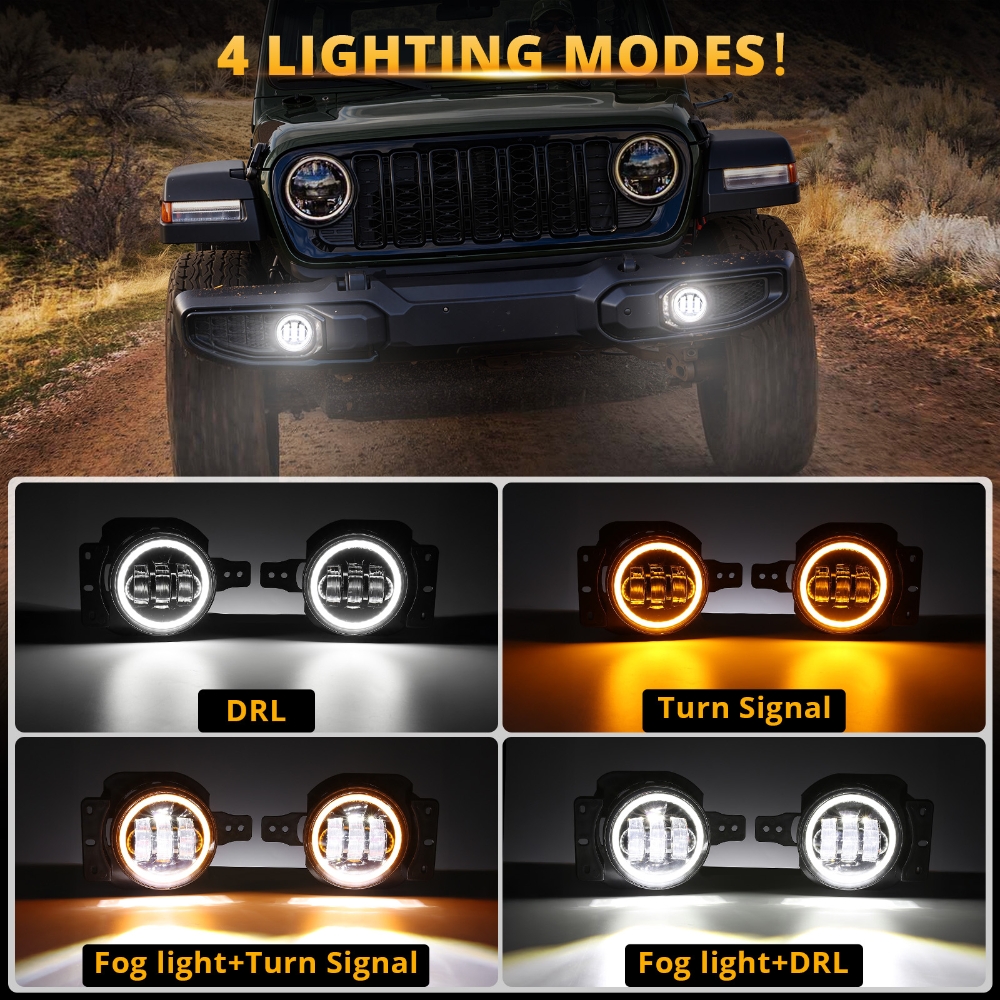 60W LED Front Fog Lights DRL w – Model Kit Jeep Bewertung und Preis