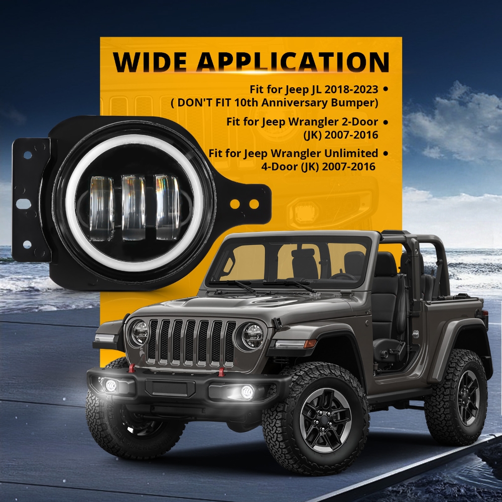 60W LED Front Fog Lights DRL w – Model Kit Jeep Bewertung und Preis