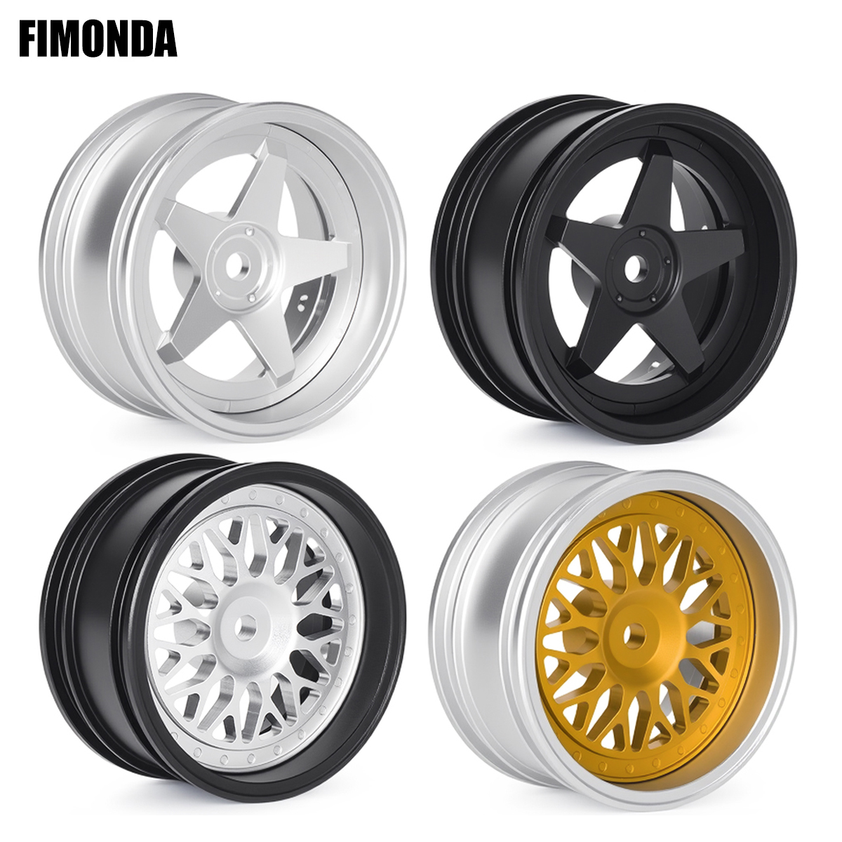 4Pcs Aluminum Wheel Hubs Rim 5 – Model Kit Tamiya Bewertung und Preis
