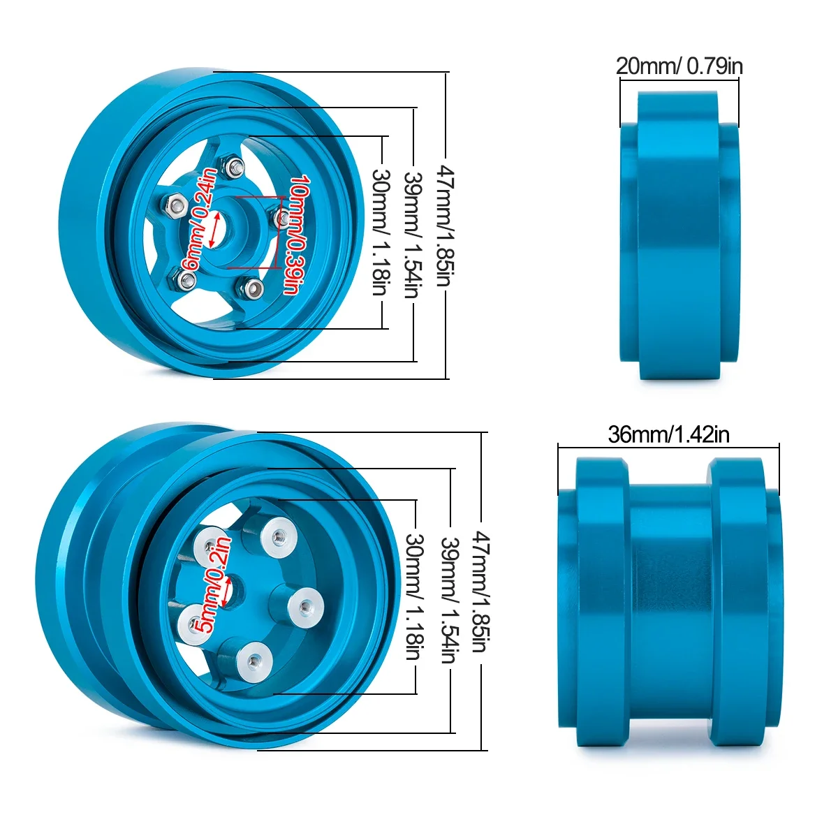 Aluminum Alloy Front Rear Bead – Model Kit Tamiya Bewertung und Preis