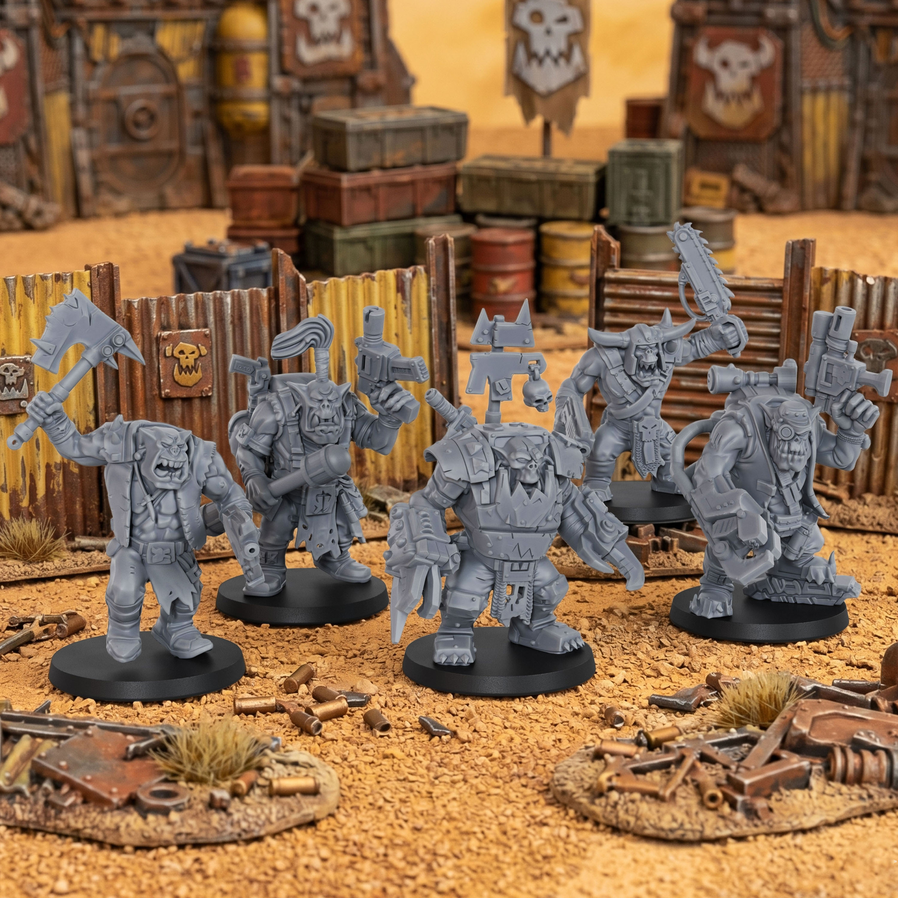 Sci-Fi Orc Squad Miniature Set – Model Kit Fantasy Bewertung und Preis