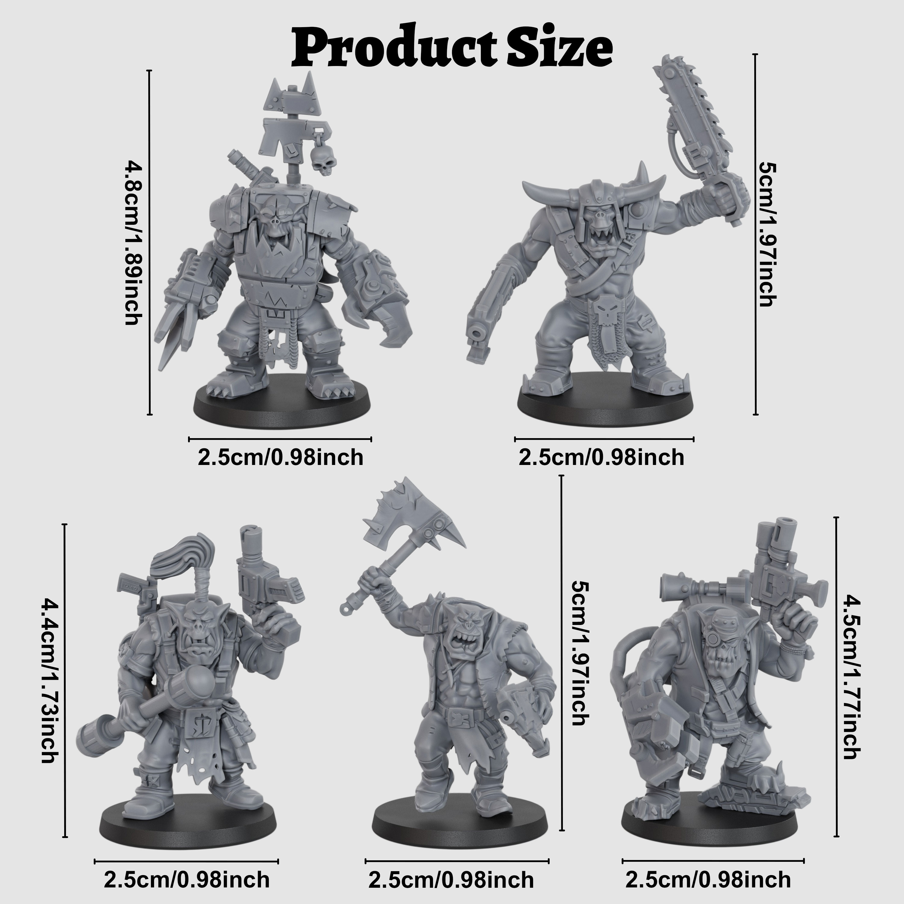 Sci-Fi Orc Squad Miniature Set – Model Kit Fantasy Bewertung und Preis