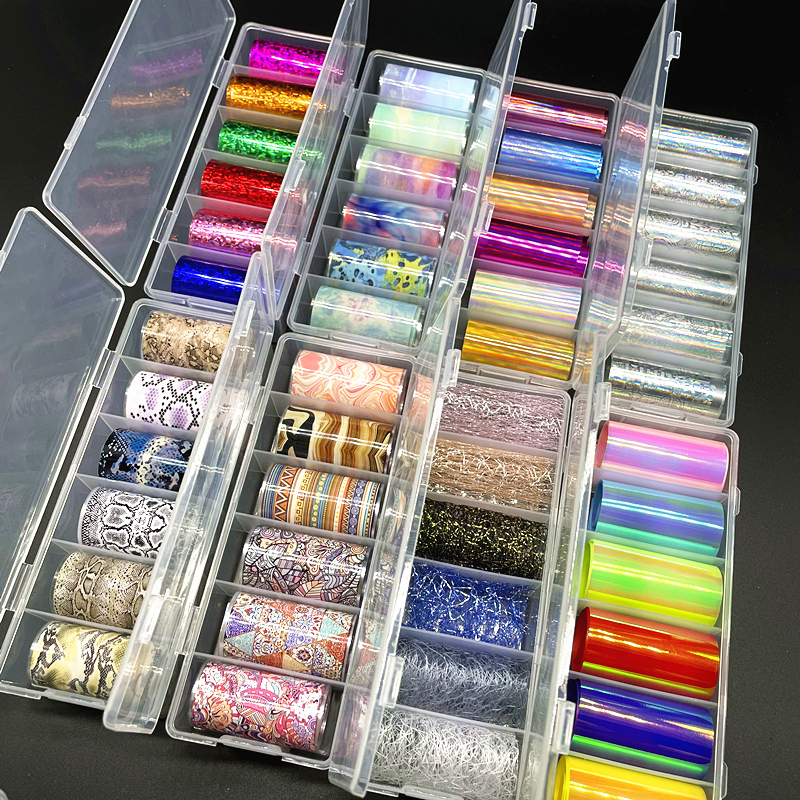 6 rolls Aurora Nail Foils for  – Waterslide Decal Paper Bewertung und Preis