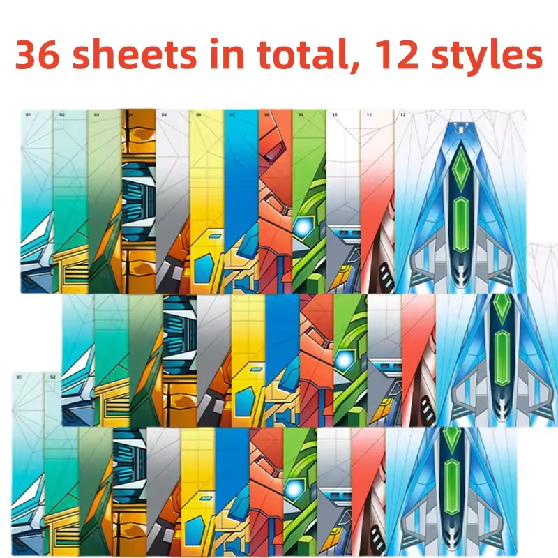 12 Models 36 Colored Papers Pa – Model Kit Fantasy Bewertung und Preis