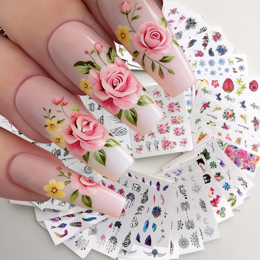 48 Pieces of Nail Art Stickers – Waterslide Decal Paper Bewertung und Preis