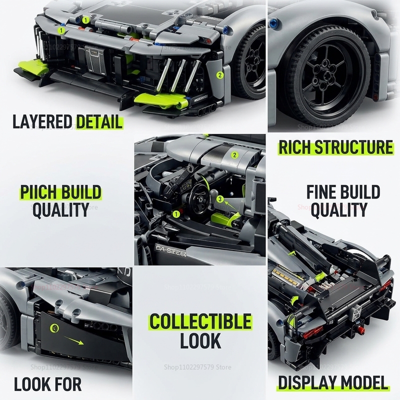 1:10 Scale Racing Sport Car Mo – Model Kit Fantasy Bewertung und Preis