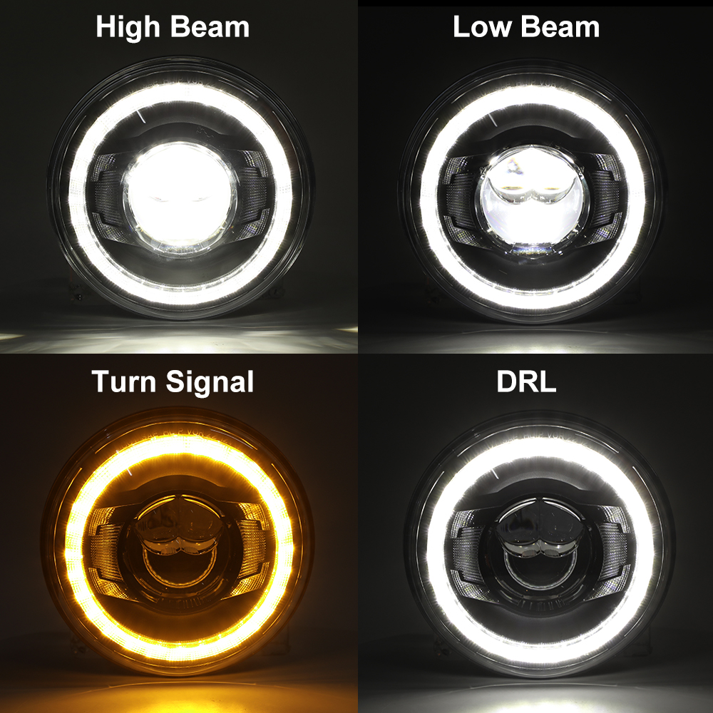 7Inch LED Headlight 12V DRL Le – Model Kit Jeep Bewertung und Preis