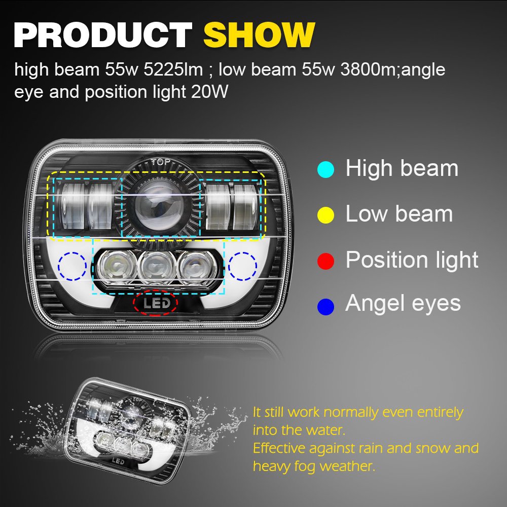 7inch H4 Led Light For Jeep Wr – Model Kit Jeep Bewertung und Preis