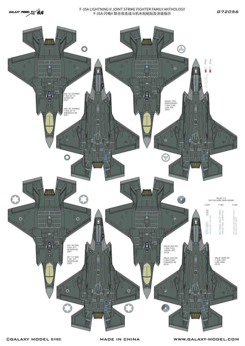 Galaxy 1/72 Scale F-35A Lightn – Model Kit Tamiya Bewertung und Preis