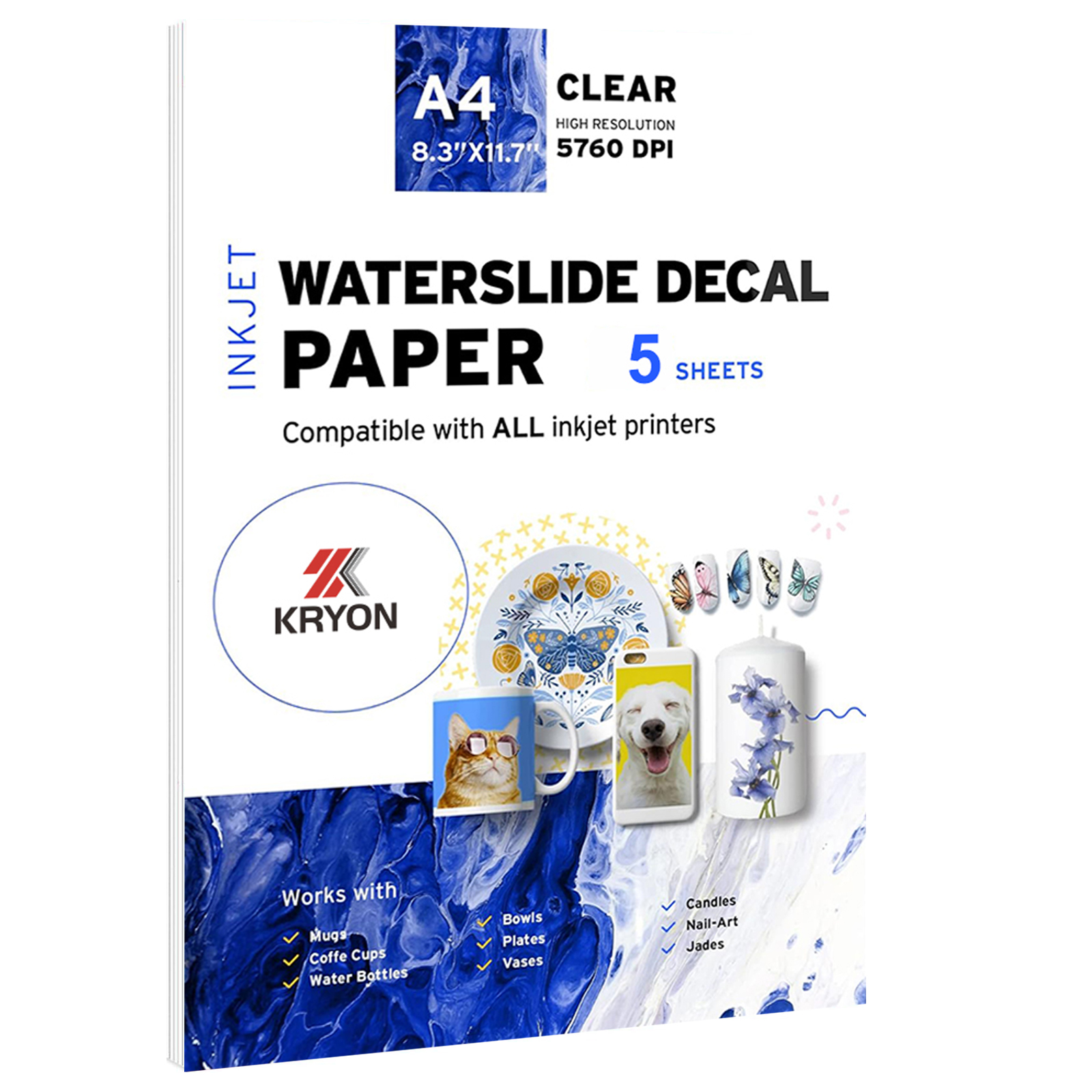 5 Sheets A4 Size Inkjet Waters – Waterslide Decal Paper Bewertung und Preis
