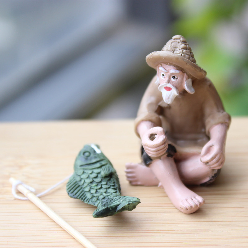 Fishing Old Man Resin Figure S – Model Kit Jet Bewertung und Preis