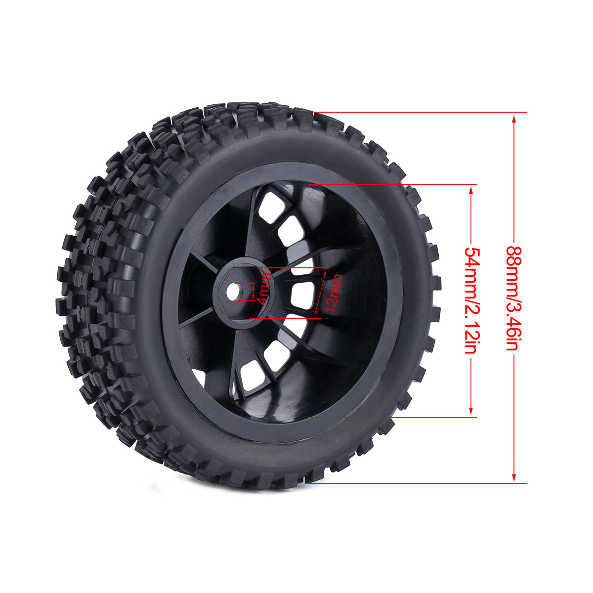 Rc Rally Tires for 1/10 Wltoys – Model Kit Tamiya Bewertung und Preis