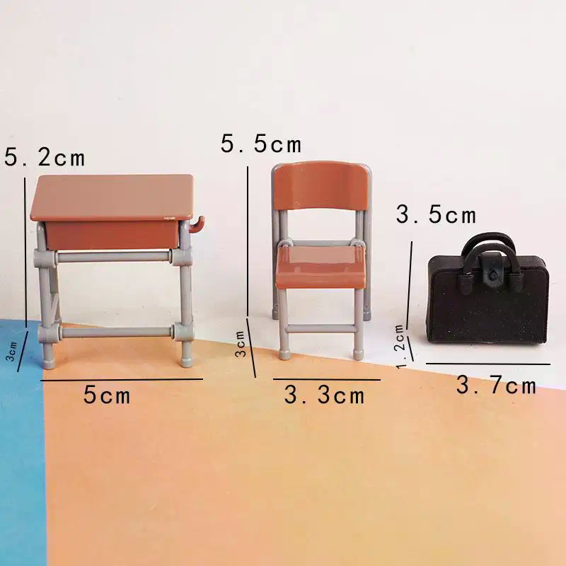 1 Set Mini School Desk Chalkbo – Model Kit Fantasy Bewertung und Preis