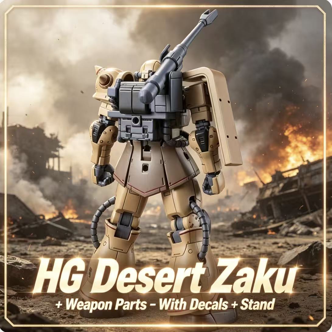 019HG Desert Color Zaku Assemb – Model Kit Non Gundam Bewertung und Preis